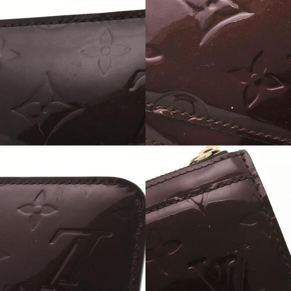 Louis Vuitton Vernis Patent Pochette NM Amarante Purple Wallet - Picture 9 of 12